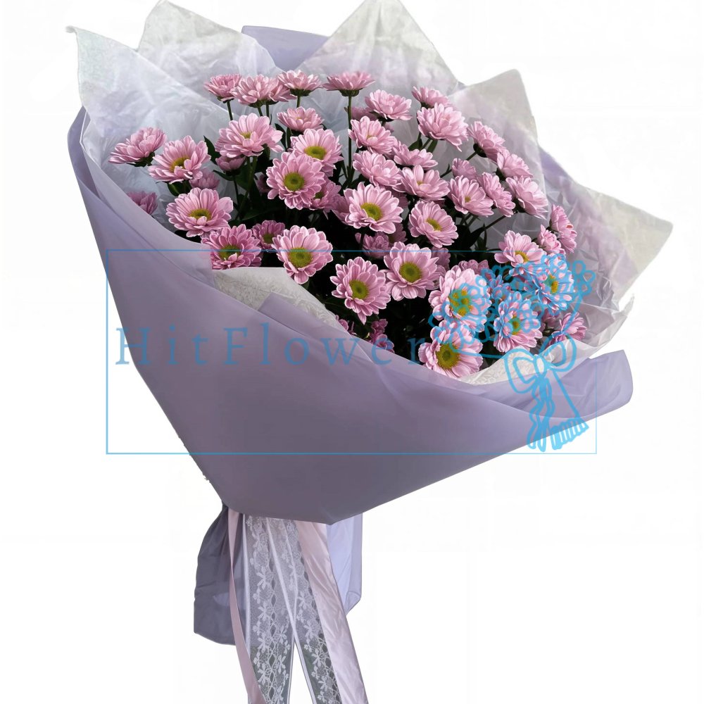 Букет цветов Аромат нежности Букет цветов из: Хризантемы